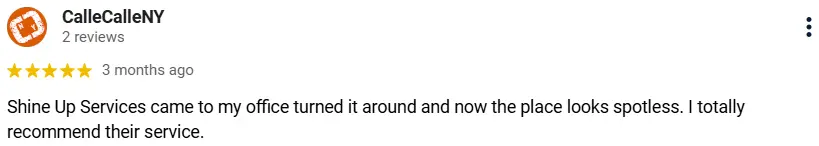 Positive review from the client Number 5
