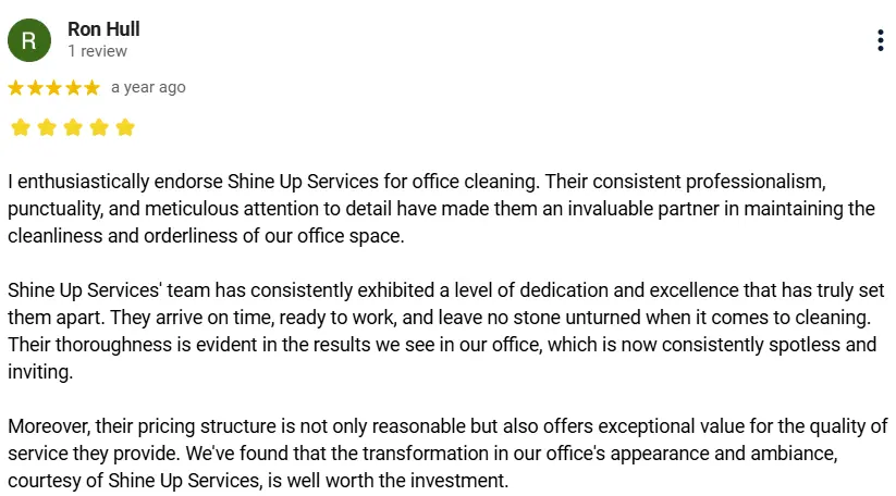 Positive review from the client Number 6